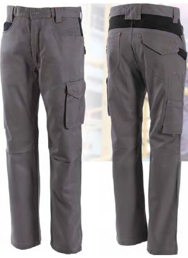 Pantaloni da lavoro tessuto rinforzato, modello Delta