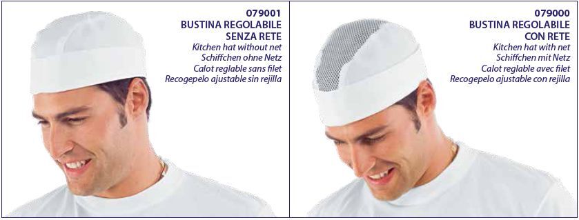 Bustina regolabile con rete
