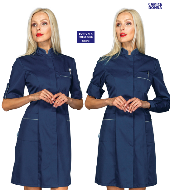 Camici blu donna vendita ingrosso