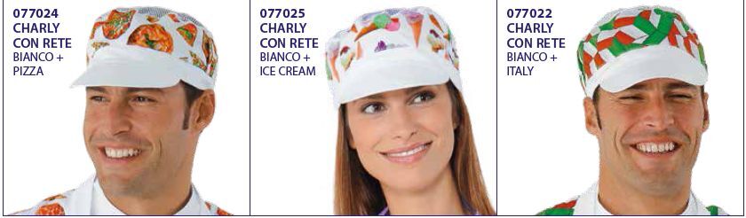 Cappelli con visiera per fruttivendola