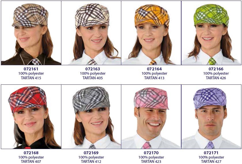Cappelli con visiera per ristoranti