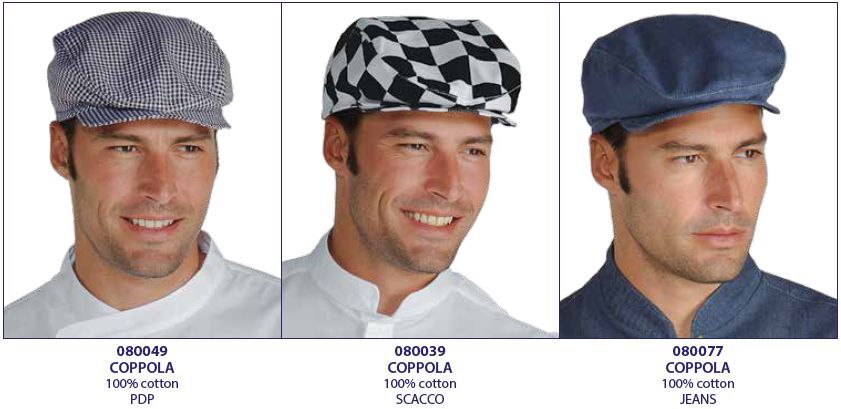 Coppola panettiere colorata