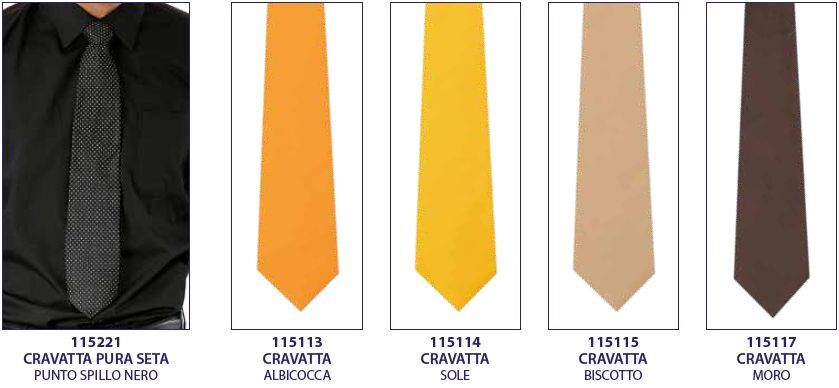 Cravatta uomo pura seta