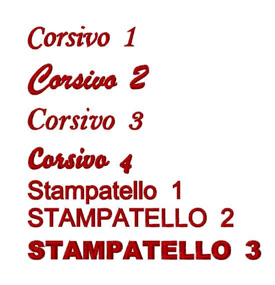 font per il ricamo ricamare camicie