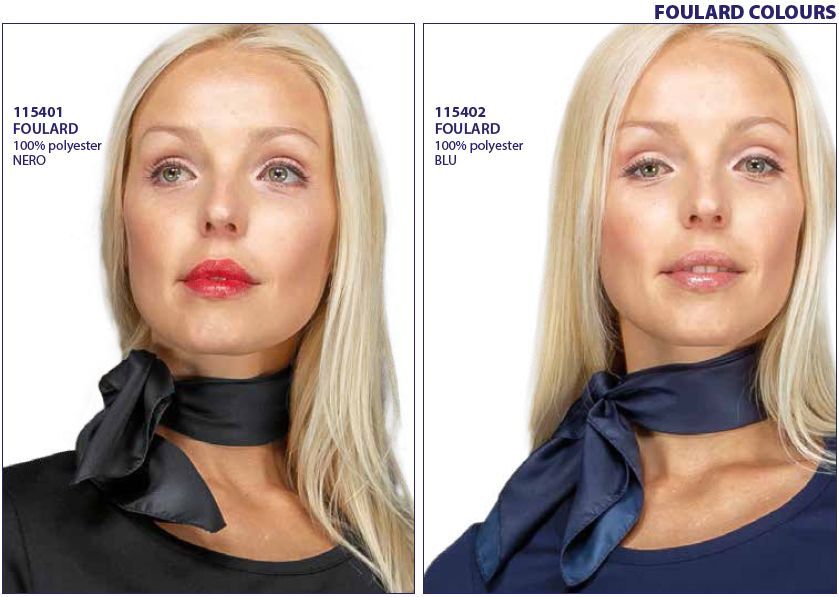 Foulard donna colorato