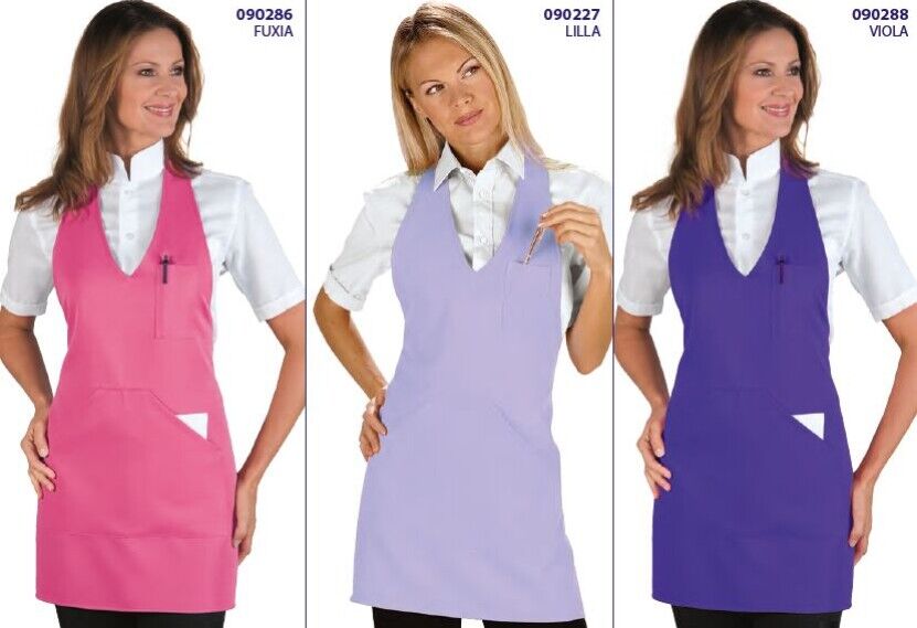 Grembiule fuxia donna per gelaterie - Bistro Grembiule fuxia donna per gelaterie e caffè - Bistro