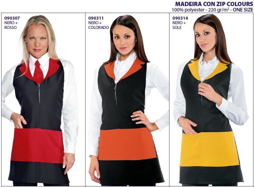 Grembiuli donna eleganti colori vivaci, Madeira Grembiuli donna eleganti colori vivaci