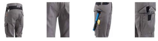 PANTALONE ELASTICIZZATO FLEXY PANTALONE CON TASCHE FLEXY