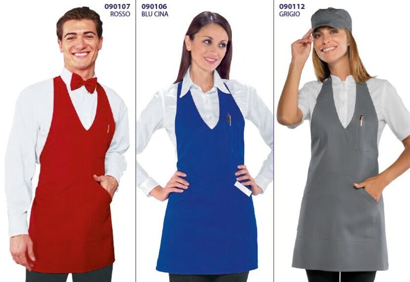 Pettorine colorate per caffetterie, Bistro Pettorine con tasche per camerieri Bistro