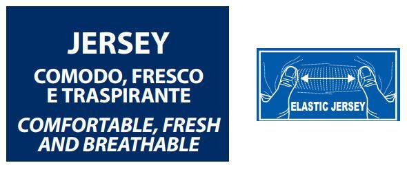 Tessuto Jersey fresco e traspirante Tessuto Jersey fresco