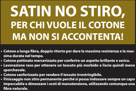 Cotone morbido e setoso Satin no stiro Cotone morbido e setoso